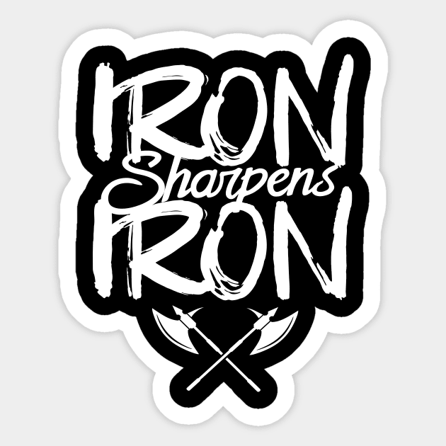 Iron Sharpens Iron Sticker by Eugenex